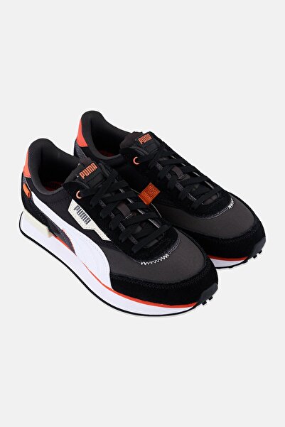 Puma Kids Boy Future Rider Displaced Lace Up Outdoor Shoes, Multicolor