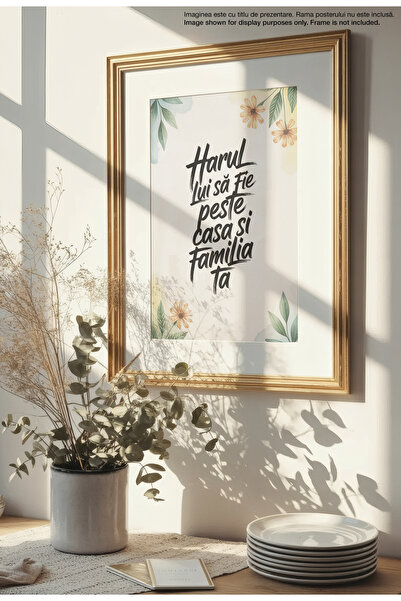 21mxm Harul Lui - Unframed Romanian Religious Canvas Poster - Digital Print