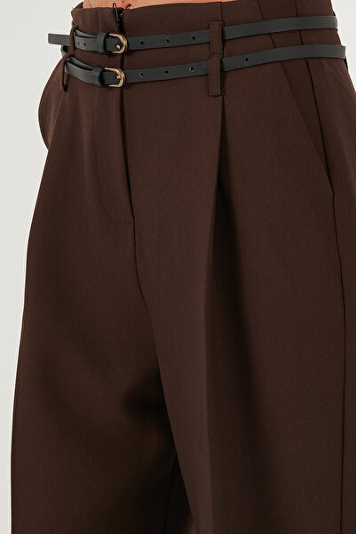 Lela Wide Leg High Waist Wide Leg Belted Pants Trousers 68351245