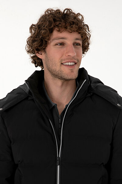 U.S. Polo Assn. Men's Black Coat 50312003-Vr046