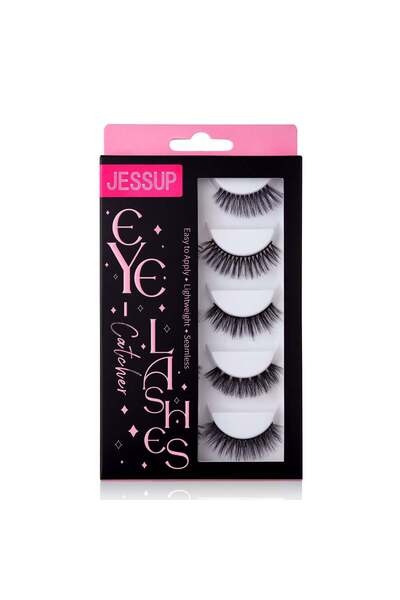 Jessup رموش صناعية ثلاثية الأبعاد 5 أزواج FE503