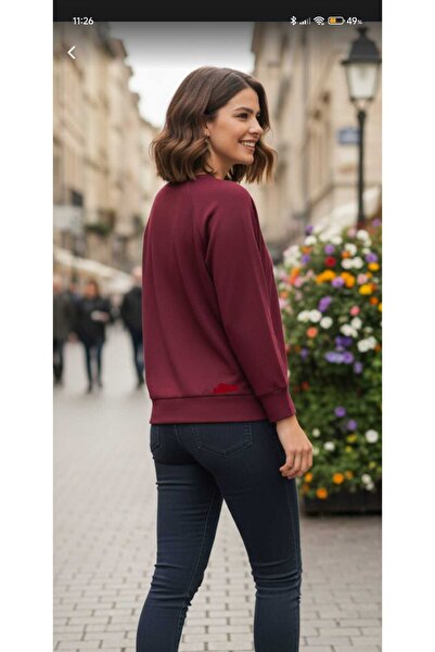 Aylin Tricot Bluse with Long Sleeves and Ribbed Bottom and Sleeves