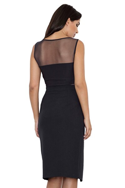 Figl Fashionable black pencil skirt with high waist M559 size S