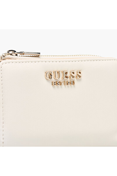 Guess Talent Textured Wallet with Zip Closure