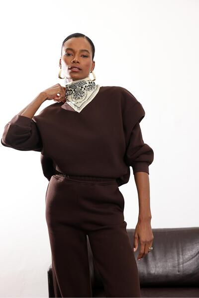 5in1Canpolat Acı Kahve Basic Tracksuit Set 580524