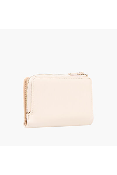 Guess Talent Textured Wallet with Zip Closure