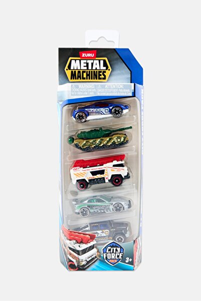 Zuru 5 Pieces City Force Pack Metal Machines
