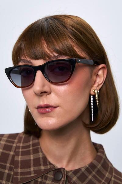 Bilge Karga Elmer Green Nude Green Sunglasses