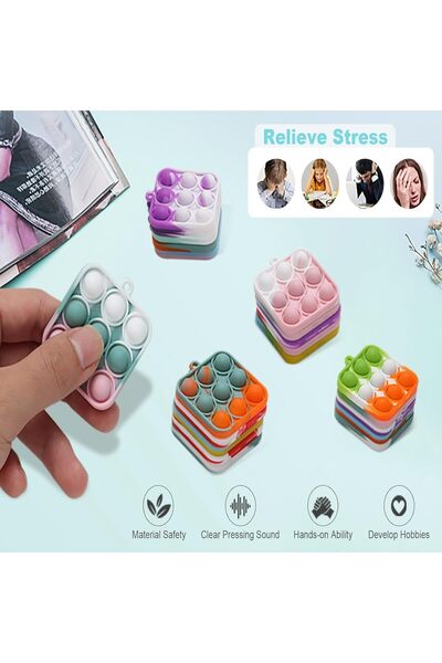 SNAPTRON ® 60-Pack Mini Pop Toys – Kids Party Favors & Sensory Toys