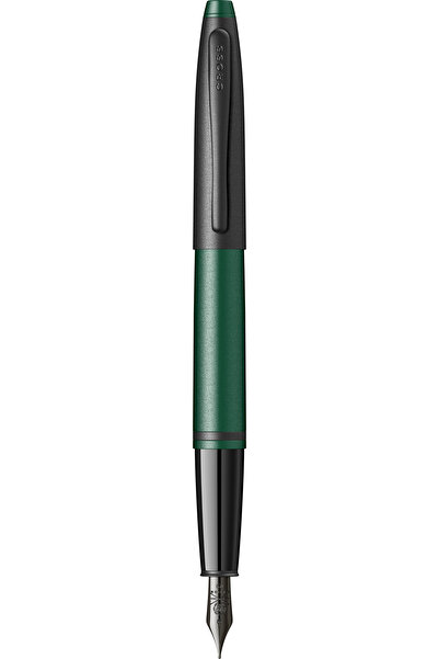 Cross Calais Matte Green and Black BT Metallic pen, matte green/black