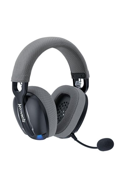 REDRAGON Skuld Pro wired and wireless Bluetooth gaming headset, black, blue lighting, 7.1 surround