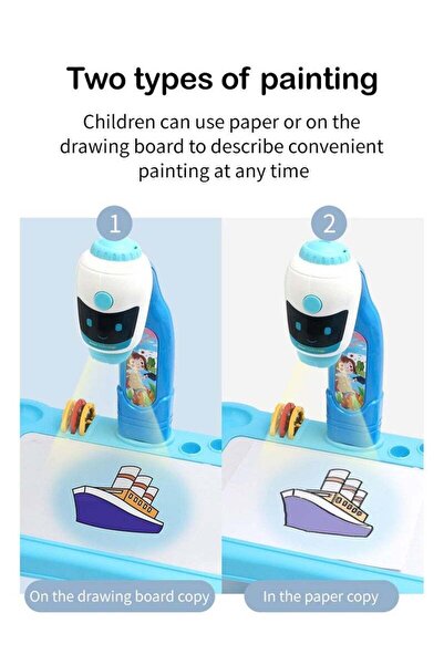 Generic Children's Smart Projection Drawing Table Toy - Trace & Draw Projector (Dinosaur)