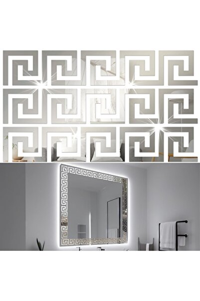 MaffStuff Set 10 Oglinzi Decorative Autoadezive Versace 10x10x0.1 cm – Acril ...