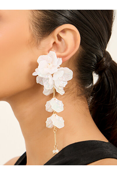 Styli Floral Drop Earrings
