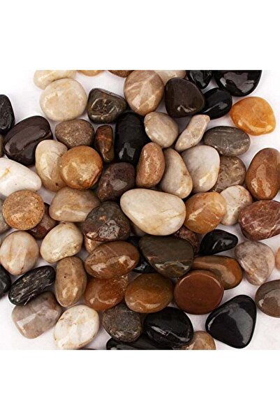Generic 2.2 lbs River Rocks 1-1/2 inch Plant Rocks for Pots Indoor Decorative Garden Rocks Outdoor Landscapi