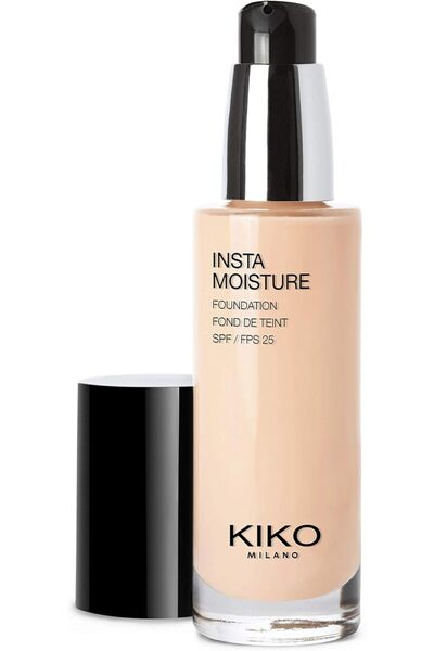 Kiko Fond de ten Milano Insta Moisture SPF 25, nuanta 1R Rose, 30ml