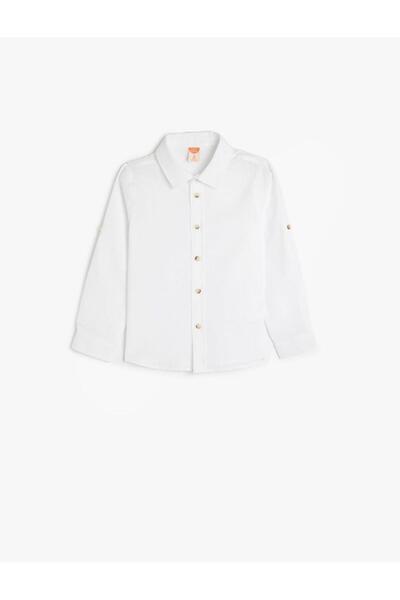 Koton Baby Boy Basic Shirt Long Sleeve Buttoned Cotton (Ss 25)