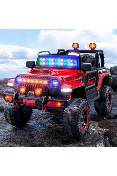 FONIX Comando Kids Electric Off-Road Ride-On Car 4x4, 12V, Remote Control, Red