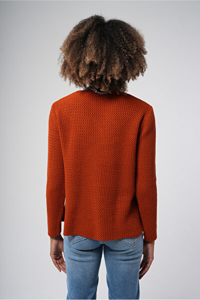 Hopoi Women's Metal Buttoned Double-Breasted Short Cardigan