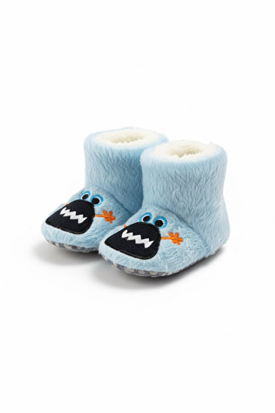 pufien Children's Slippers, Baby Home Boots, Cute Embroidered Baby Slippers with Animal Patterns