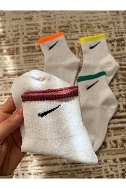 İpeksi 4 Çift Tik Desen Kolej Soket Çorap UNİSEX