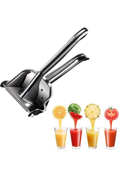 TEGRILO Stainless Steel Heavy-Duty Manual Fruit Juicer -