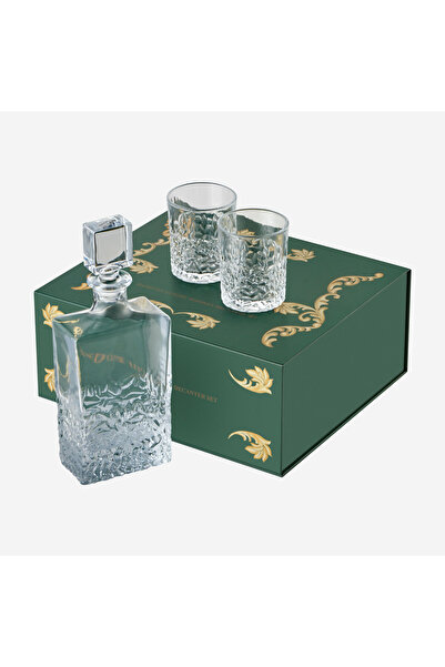 CHIARA ALESSI مجموعة الويسكي الزجاجية الشفافة من ذا جنتلمانز ريزيرف