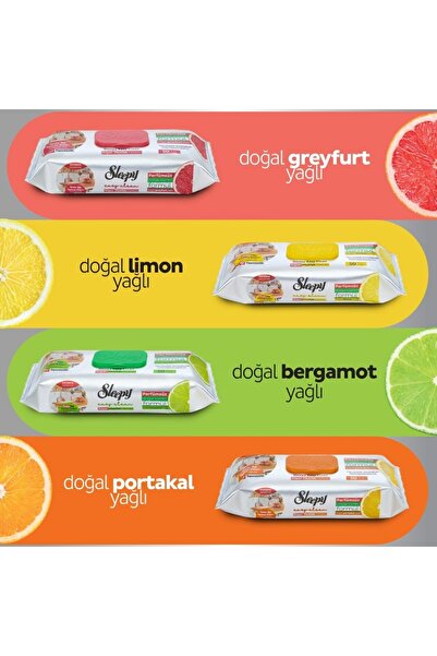Sleepy Easy Clean Süper Yüzey Temizlik Mutfak Havlusu&Mendili Karma Paket 4X50 (200 Yaprak)