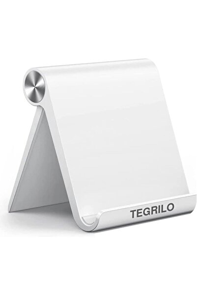 TEGRILO حامل هاتف محمول للمكتب قابل للتعديل، حامل هاتف سطح المكتب متوافق مع i...