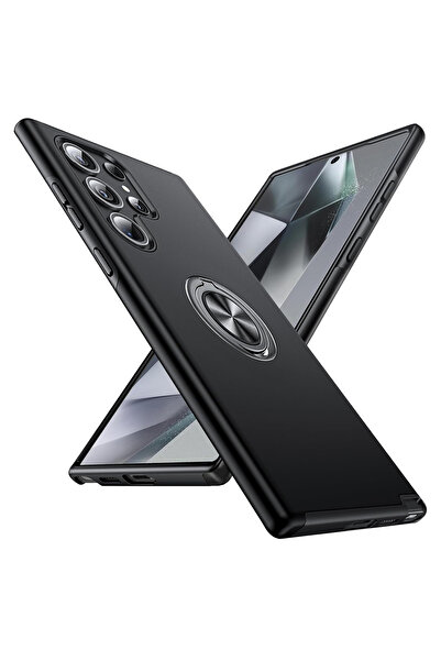 MobileSmart Husă pentru Samsung Galaxy S24 ULTRA, Protecție Militară, Inel 36...