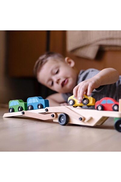 Melissa & Doug Car Carrier, Multicolor