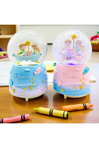 Sense Büyük Boy Işıklı Sesli Kar Küresi