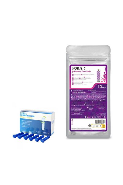 FORA Ketone measurement kit 6 - Tests and needles (lancets)