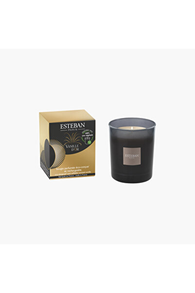 Esteban شمعة معطرة قابلة لإعادة التعبئة برائحة الفانيليا الذهبية - ١٧٠ غرام