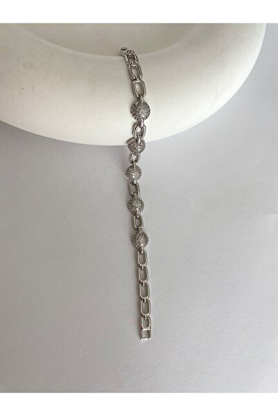 XUPING JEWELRY Five Ball Zircon Stone Xp Silver Bracelet