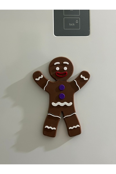 Cakirr3d Shrek Zencefilli kurabiye Adam Buzdolabı Magneti Parçalı