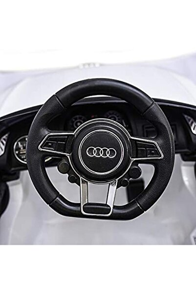 FONIX Electric Ride-On Car Audi R8 R-Sport - Comando Kids, 70W, Ages 3-6, White