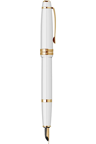 Cross Bailey Light Glossy Resin White GT Pen, glossy ABS body, white
