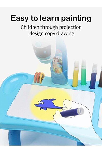 Generic Children's Smart Projection Drawing Table Toy - Trace & Draw Projector (Dinosaur)
