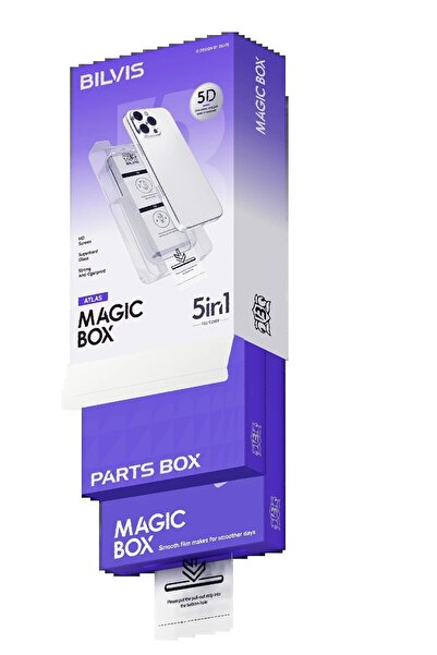 LTG Nova Apple iPhone 13 Pro Max Bilvis 5in1 3D Magic Glass Screen Protector - Black