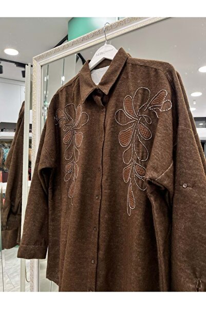 MRM MERAM BUTİK Dna Woven Shirt - Bitter Brown - 1