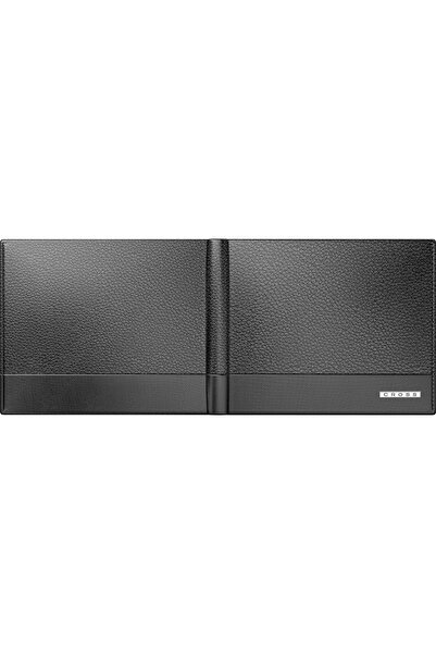 Cross Leather Nueva Black Men's leather wallet, black, 9 x 11 cm