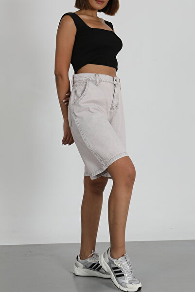 viking's line GRİ ŞORTOLON DENİM YENİ SEZON 2026 -BAGGY2104-564-