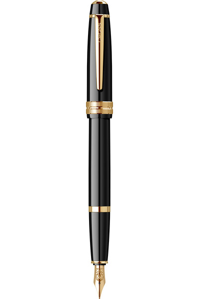 Cross Bailey Light Glossy Resin Black GT Pen, glossy ABS body, black