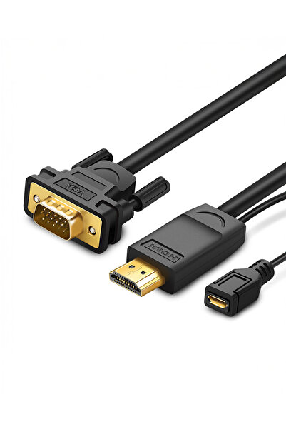 Ugreen HDMI to VGA Dönüştürücü Kablo 1.5m, 30449