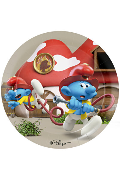 BEENsmile Set 8 farfurii Strumfi 23 cm