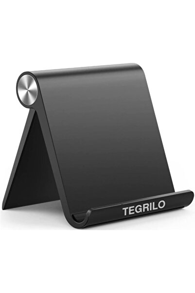 TEGRILO Cell Phone Stand for Desk Adjustable Desktop Phone Holder Compatible ...