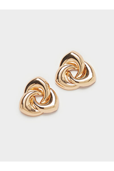 Styli Metallic Finish Stud Earrings
