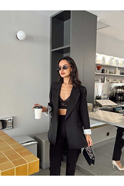 mydukkan.co Astar Detaylı Kulplu Ceket