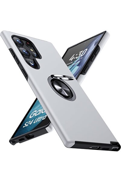 MobileSmart Husă pentru Samsung Galaxy S24 ULTRA, Protecție Militară, Inel 36...